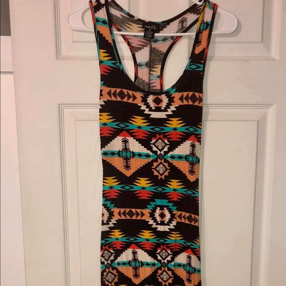 Tribal design maxi skirt!